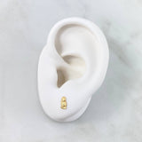 Topos Angel De La Guarda 0.5gr / 6.5mm Oro Amarillo 18K *