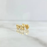 Topos Infinito 0.7gr / 1cm / Lisos Oro Amarillo 18K ©
