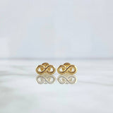 Topos Infinito 0.75gr / 1cm / Lisos Oro Amarillo 18K ©