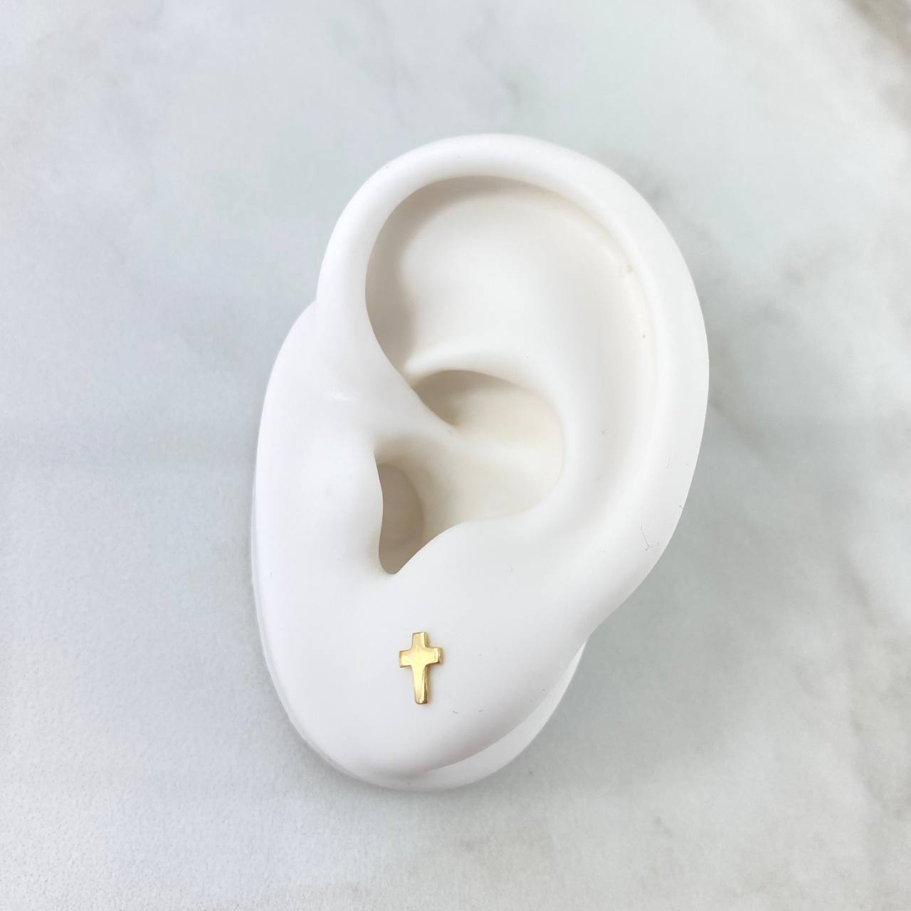 Topos Cruz 0.55gr / 6mm Oro Amarillo