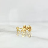 Topos Cruz 0.55gr / 6mm Oro Amarillo