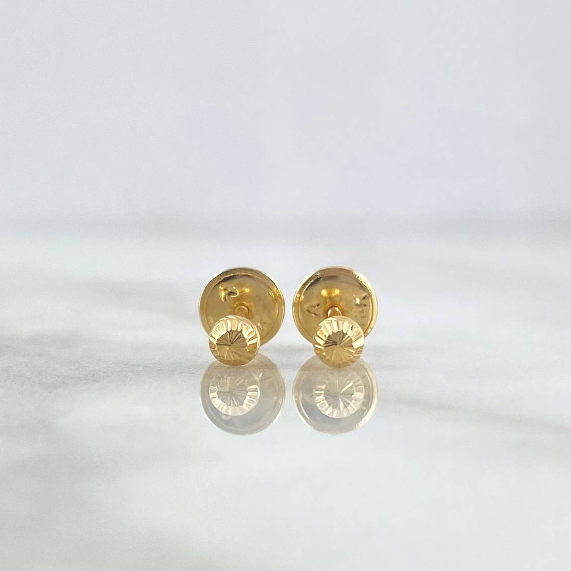 Topos Bola Diamantada 0.4 g / 3 mm Oro Amarillo 18K