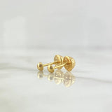 Topos Bola Lisa 0.4gr / 3mm Lisa Oro Amarillo