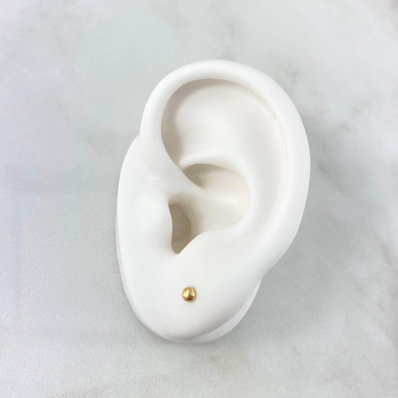 Topos Bola 0.45gr / 4mm Lisa Oro Amarillo 18K ©