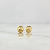 Topos Media Bola 0.65gr / 5mm Diamantada Oro Amarillo 18K