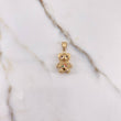Dije Oso  3.55gr / 2.6cm / Circones Colores Oro Amarillo $