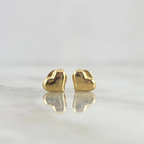 Topos Corazón 0.8gr / 10mm Troquelado Oro Amarillo 18K *