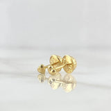 Topos Corazón Troquelado 0.4gr / 3mm Oro Amarillo *