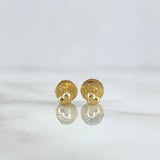 Topos Corazón Troquelado 0.4gr / 3mm Oro Amarillo *