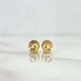 Topos Corazón Troquelado 0.45gr / 4mm Oro Amarillo *