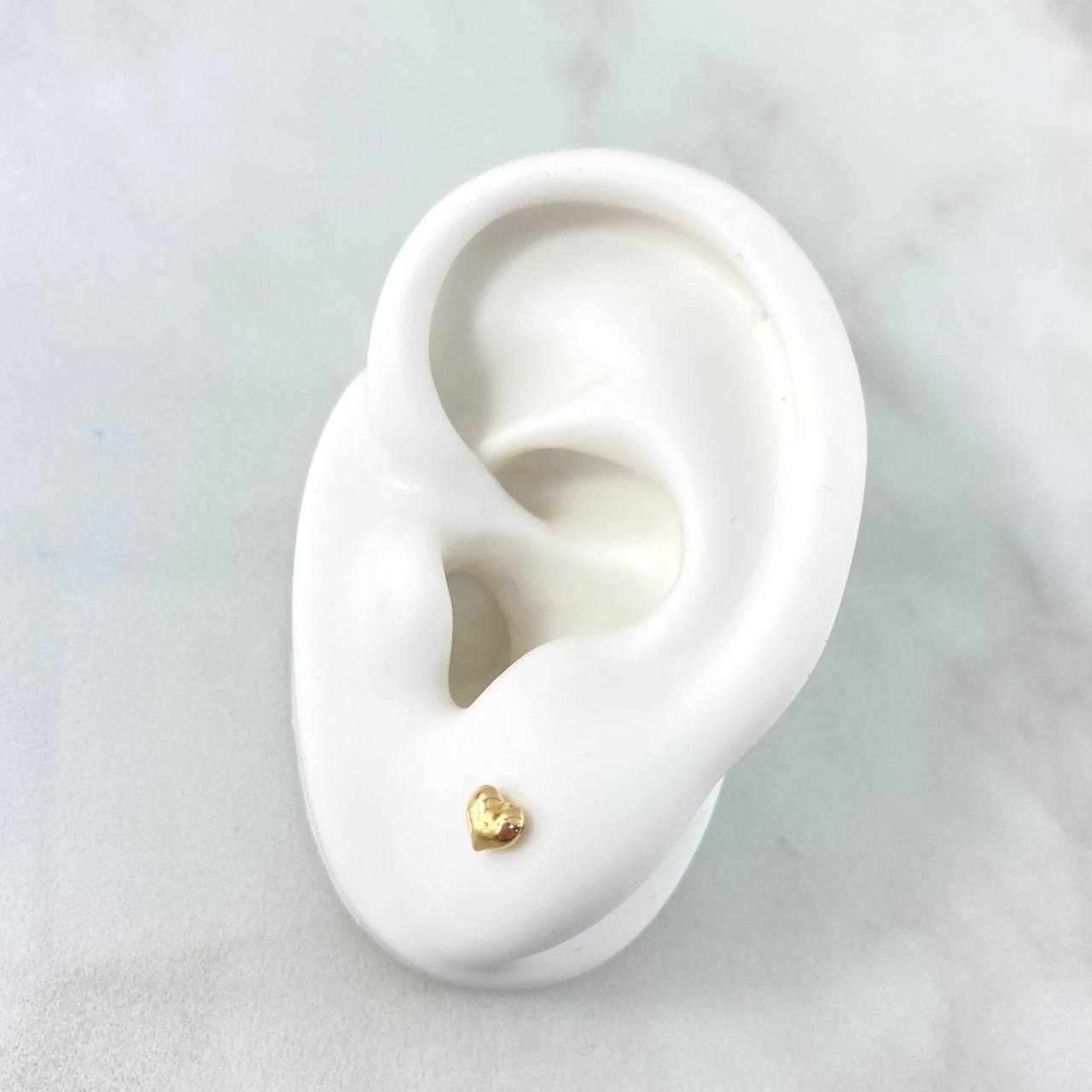 Topos Corazón Troquelado 0.45gr / 4mm Oro Amarillo *