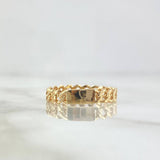 Anillo Cubano 1.85gr / T7 3/4 / Oro Amarillo