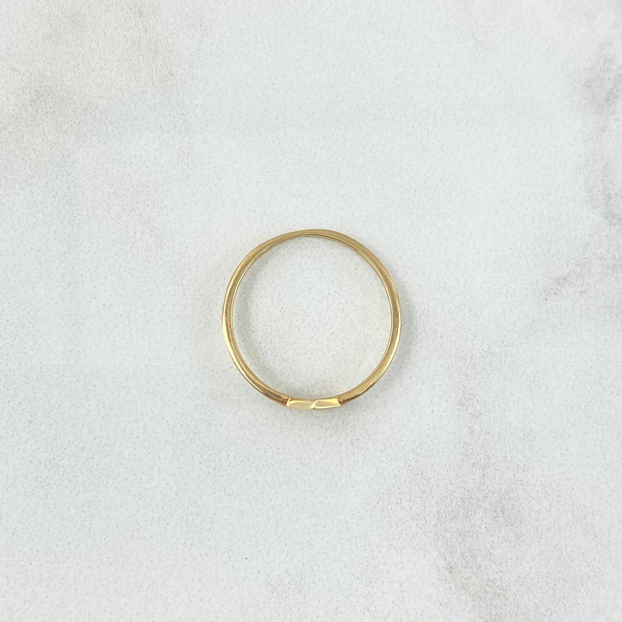 Anillo Silueta Triangulo 1.1gr / T6 3/4 / Oro Amarillo