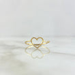 Anillo Silueta Corazón 0.95gr / T6 1/2 / Oro Amarillo ©