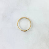 Anillo Avion 1.6gr / T5 3/4 / Circones Blancos Oro Amarillo