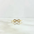 Anillo Silueta Infinito 1.1gr / T7 1/4 / Oro Amarillo