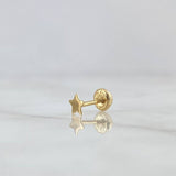 Piercing Estrella  0.3gr / 1cm / Oro Amarillo (Joya)