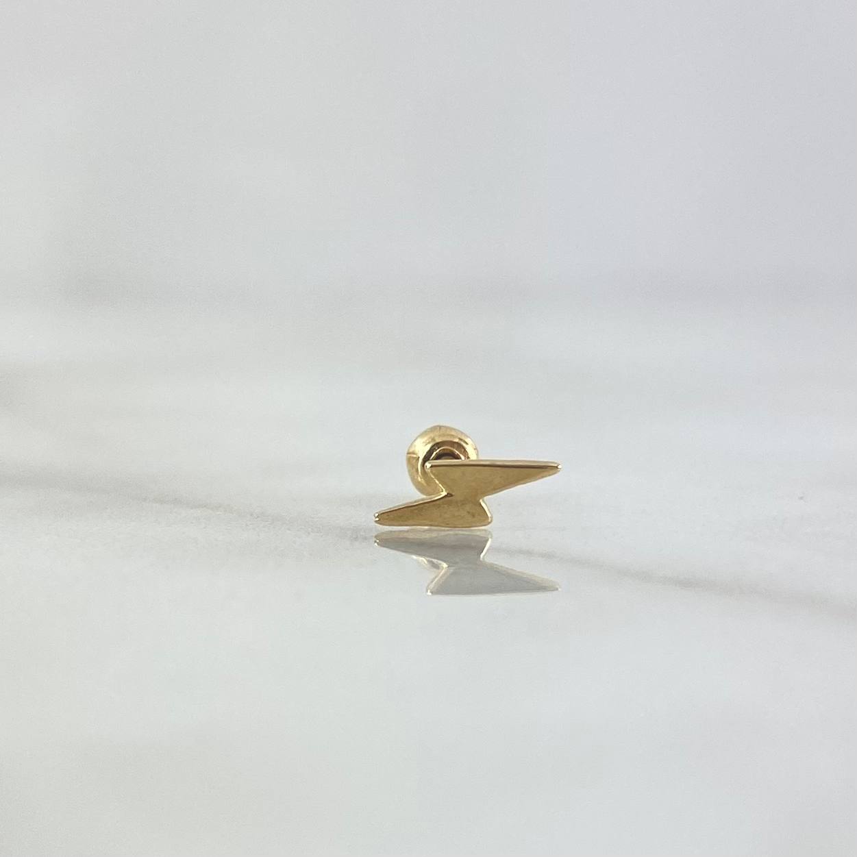 Piercing Rayo 0.3gr / 1cm / Rosca Bola Oro Amarillo 18K (Joya)