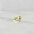 Piercing Rayo 0.3gr / 1cm / Rosca Bola Oro Amarillo 18K (Joya)