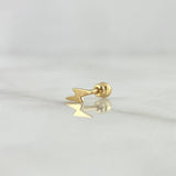 Piercing Rayo 0.3gr / 1cm / Rosca Bola Oro Amarillo 18K (Joya)