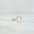 Piercing Chispa Curvo 0.2gr / 1cm / Bola 2mm Oro Amarillo (Joya)