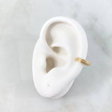 Piercing Earcuff Simulador Linea Punteada 0.8gr / 1.1cm / Oro Amarillo (Joya)