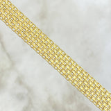 Cadena China 21.2gr / 60cm / 10mm Oro Amarillo +0