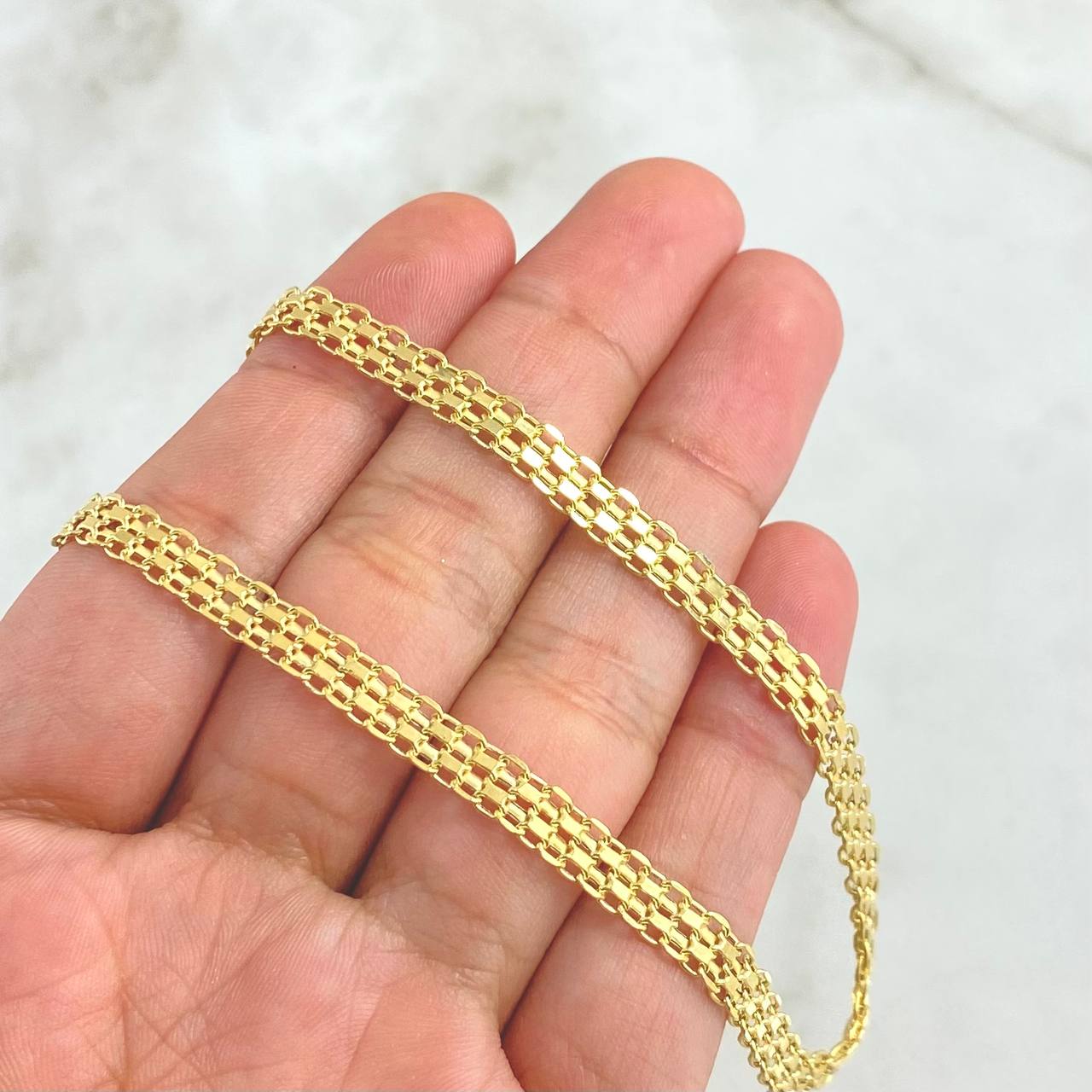 Cadena China 9.5gr / 60cm / 5mm Oro Amarillo +0