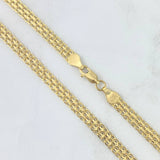 Cadena China 9.5gr / 60cm / 5mm Oro Amarillo +0