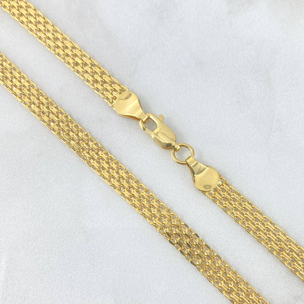Cadena China 6.2gr / 60cm / 5mm Oro Amarillo +1 18K