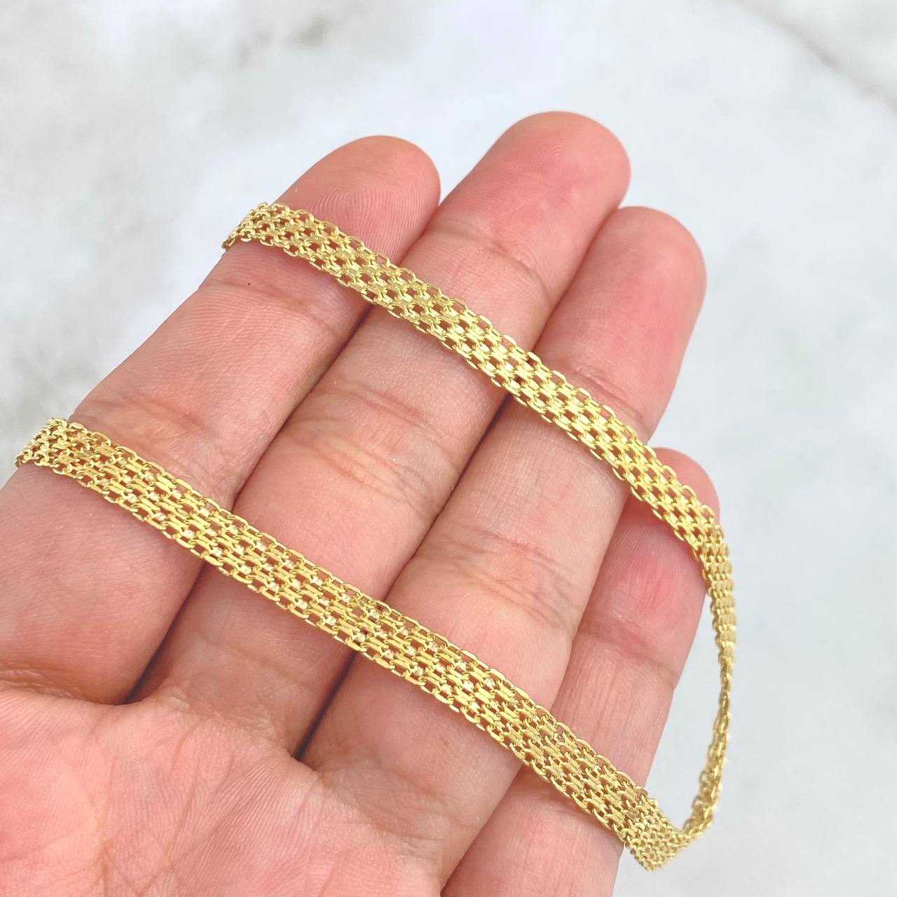 Cadena China 7.9gr / 60cm / 5mm Oro Amarillo +0
