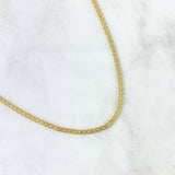 Cadena China 3.1gr / 45cm / 2.4mm Oro Amarillo +0