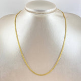 Cadena China 3.1gr / 45cm / 2.4mm Oro Amarillo +0