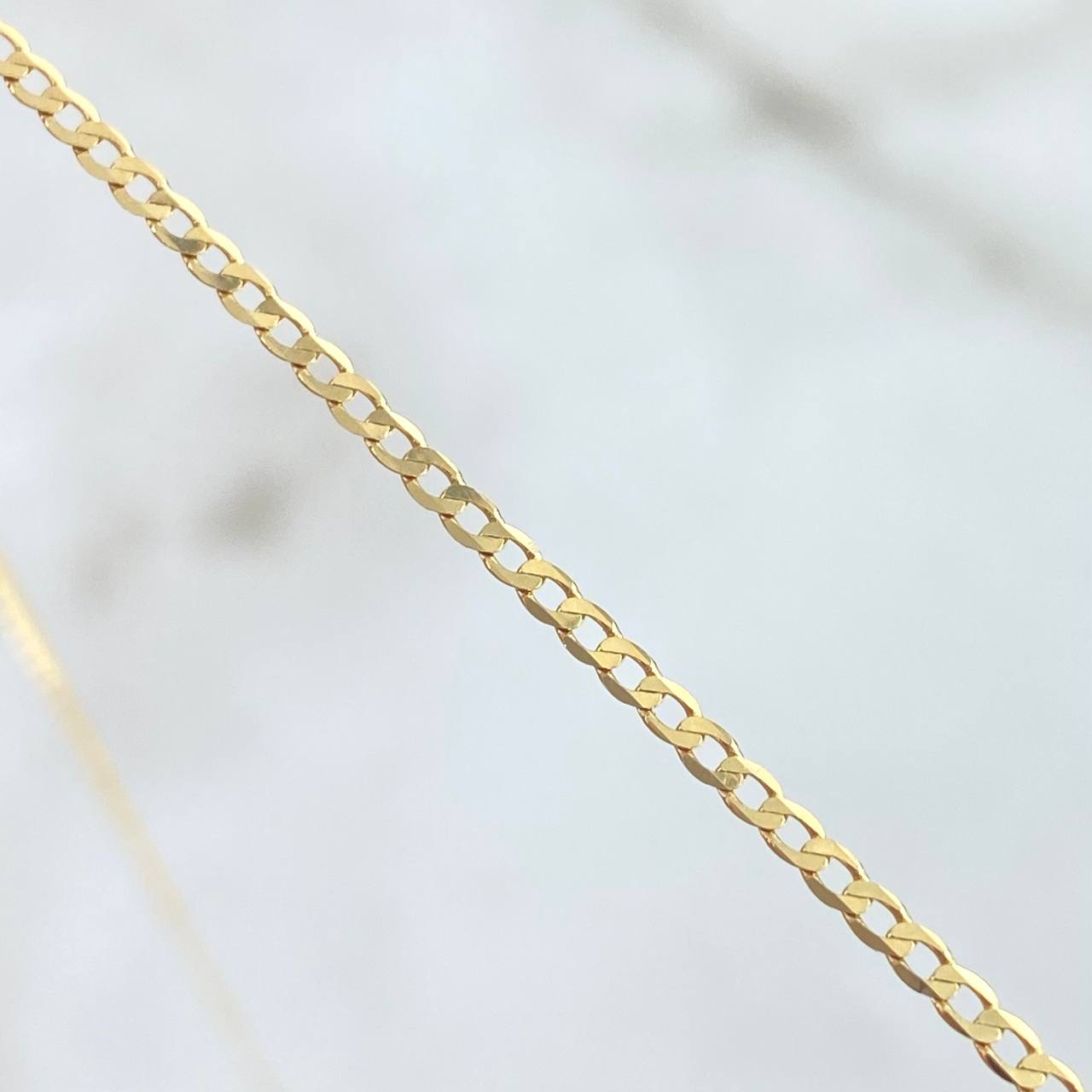 Cadena Cubana 2.45gr / 60cm / 1.5mm Oro Amarillo +1