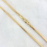 Cadena Veneciana 4.65gr / 45cm / 1.8mm Oro Amarillo +3 18K