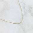 Cadena Morse 1.35gr / 45cm / 0.8mm Oro Amarillo +3 ©