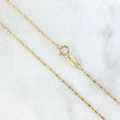 Cadena Morse 2.1gr / 45cm / 1mm Oro Amarillo +3 18K *