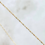 Cadena Morse 2.15gr / 45cm / 1mm Oro Amarillo +3 18K