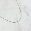 Cadena Plana 1.5gr / 50cm / 1.2mm Lisa Tres Oros +3
