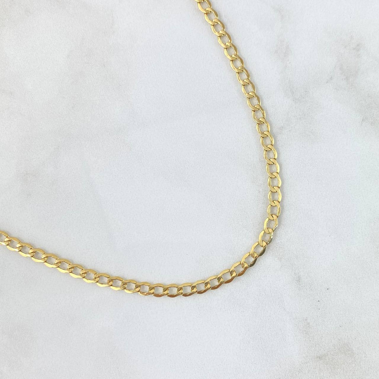 Cadena Cubana 4.35gr / 50cm / 3.6mm Oro Amarillo +1 18K *