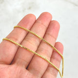 Cadena Veneciana 4.65gr / 45cm / 1.8mm Oro Amarillo +3 18K