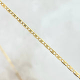 Cadena Plana 1.25gr / 40cm / 1.3mm Oro Amarillo +3 18K ©
