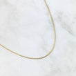 Cadena Plana 1.25gr / 40cm / 1.3mm Oro Amarillo +3 18K ©