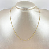 Cadena Singapur 0.85gr / 50cm / 0.9mm Oro Amarillo +3 18K
