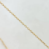 Cadena Aro Seguido 1.45gr / 45cm / 1mm Oro Amarillo +3