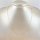 Cadena Aro Seguido 1.45gr / 45cm / 1mm Oro Amarillo +3