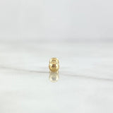 Piercing Chispa Recto 0.25gr / 1.3cm / Bola 3mm - Bola Rosca Oro Amarillo 18K (Joya) *