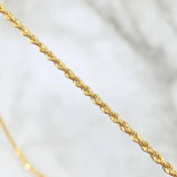 Cadena Lazo 1.85gr / 50cm / +3 Oro 18K ©