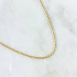 Cadena Lazo 1.9gr / 50cm / +3 Oro 18K ©