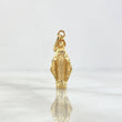 Dije Virgen Milagrosa 2gr / 2.8cm / Silueta Mate Oro Amarillo